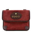 GUCCI Neo Vintage Suede Crossbody Bag Red 501050