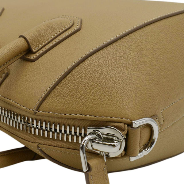 GIVENCHY Antigona Small Leather Shoulder Bag Beige
