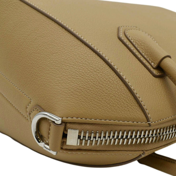 GIVENCHY Antigona Small Leather Shoulder Bag Beige