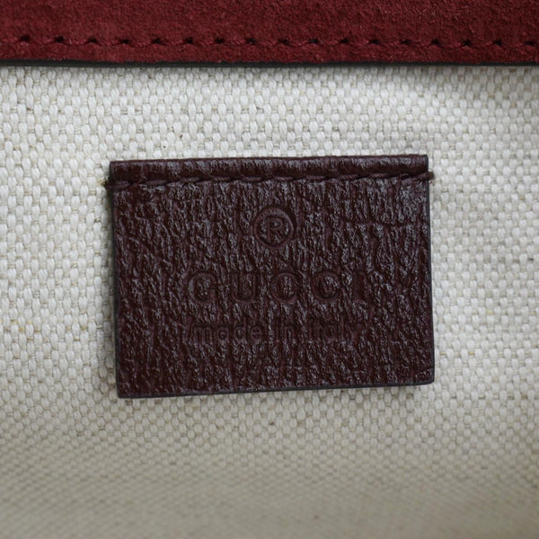 GUCCI Neo Vintage Suede Crossbody Bag Red 501050