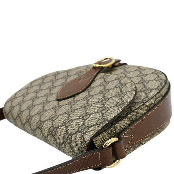 GUCCI Ophidia Small GG Canvas Messenger Bag Beige 432150