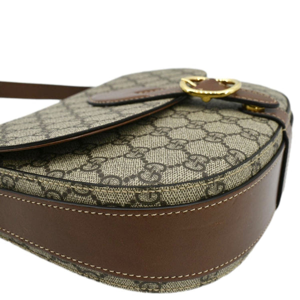 GUCCI Ophidia Small GG Canvas Messenger Bag Beige 432150
