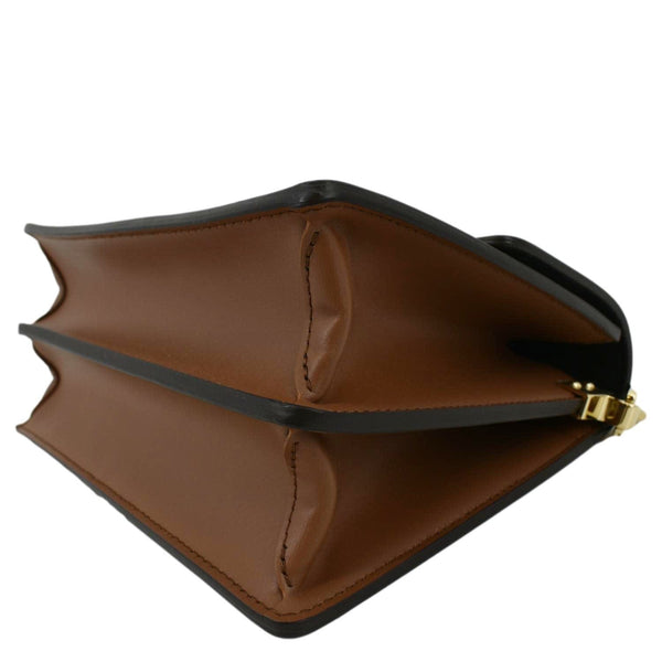 LOUIS VUITTON Dauphine MM Monogram Reverse Canvas Shoulder Bag Brown