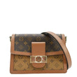 LOUIS VUITTON Dauphine MM Monogram Reverse Canvas Shoulder Bag Brown