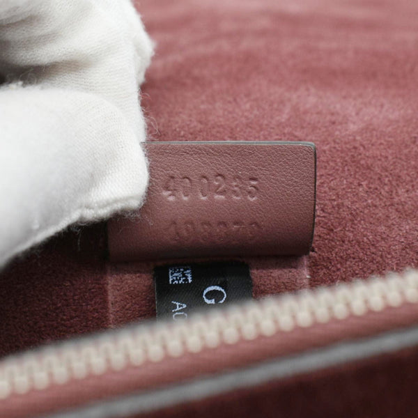 GUCCI Dionysus Medium Blooms GG Supreme Canvas Chain Shoulder Bag Beige 400235