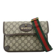 GUCCI Neo Vintage GG Monogram Canvas Belt Bag Beige 493930