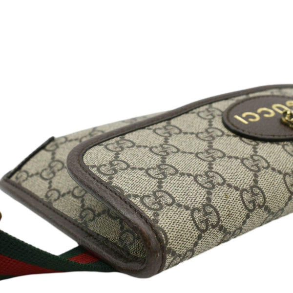 GUCCI Neo Vintage GG Monogram Canvas Belt Bag Beige 493930