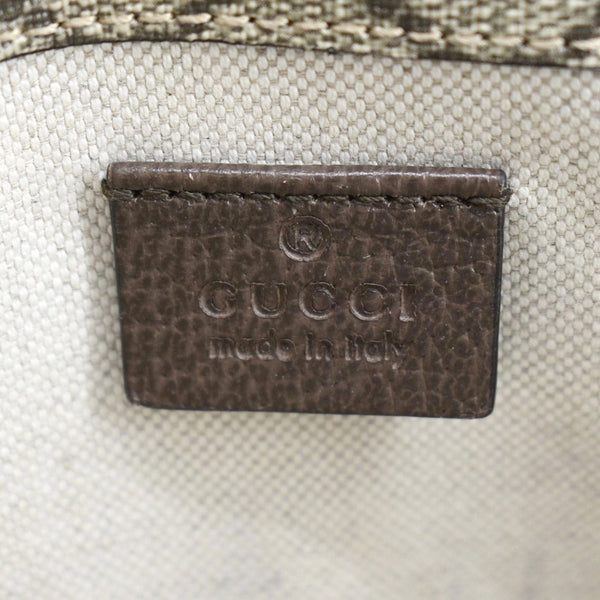 GUCCI Neo Vintage GG Monogram Canvas Belt Bag Beige 493930