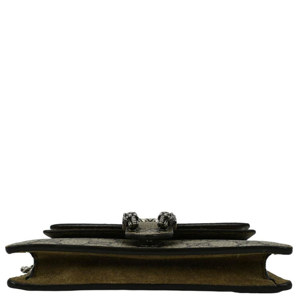 GUCCI Dionysus Super Mini GG Supreme Canvas Crossbody Bag Taupe 476432