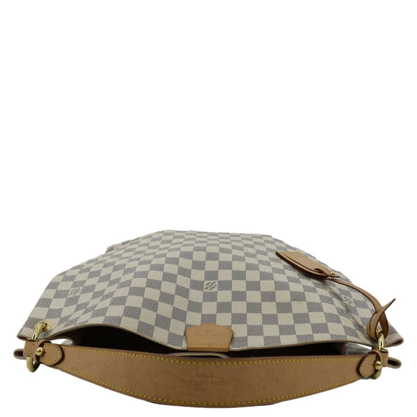 LOUIS VUITTON Graceful MM Damier Azur Shoulder Bag White