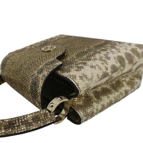 LOUIS VUITTON Capucines Mini Karung Skin Leather Shoulder Bag Full Moon