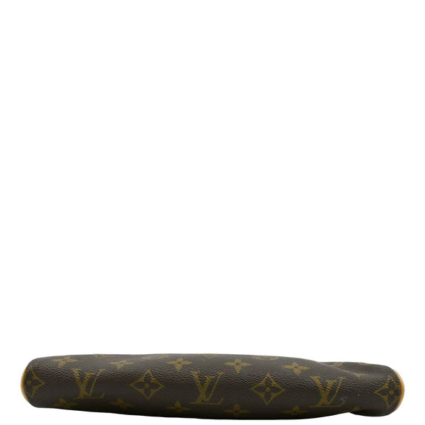 LOUIS VUITTON Eva Pochette Monogram canvas Clutch Crossbody Bag Brown