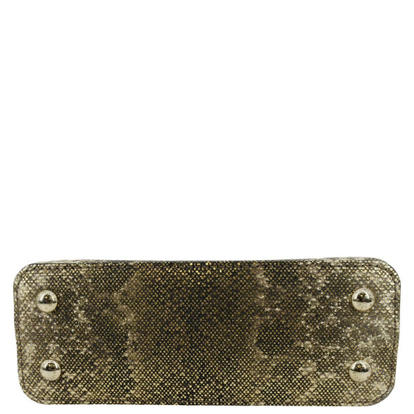 LOUIS VUITTON Capucines Mini Karung Skin Leather Shoulder Bag Full Moon