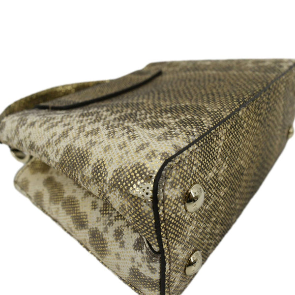 LOUIS VUITTON Capucines Mini Karung Skin Leather Shoulder Bag Full Moon