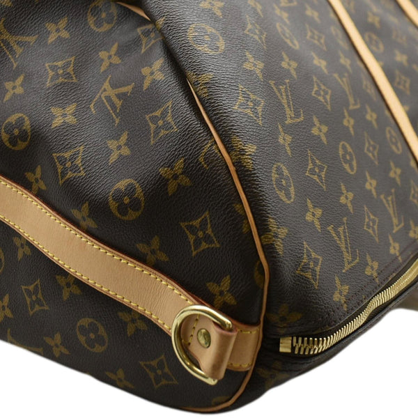 LOUIS VUITTON Keepall 60 Bandouliere Monogram Canvas Travel Bag Brown