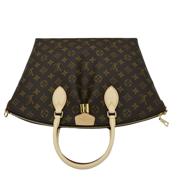 LOUIS VUITTON Boetie MM Monogram Canvas Shoulder Bag Brown