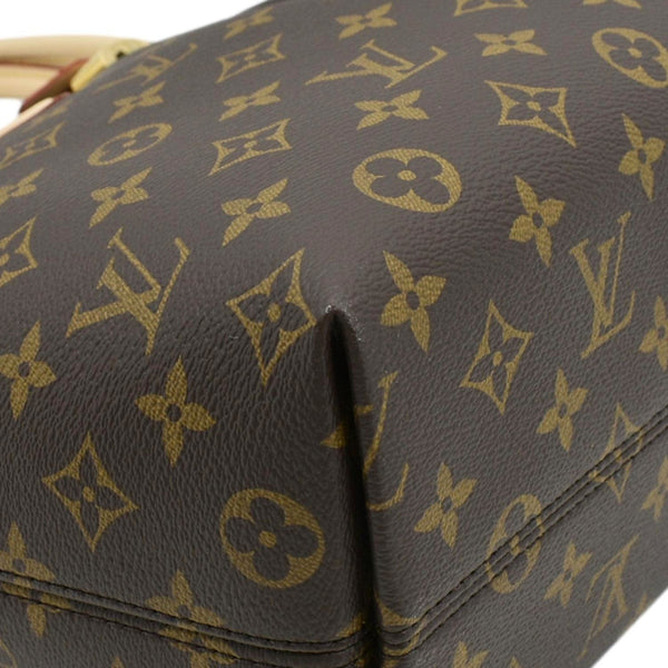 LOUIS VUITTON Boetie MM Monogram Canvas Shoulder Bag Brown