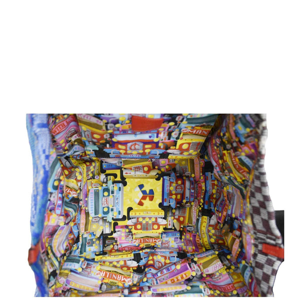 CHRISTIAN LOUBOUTIN Manila Caba Embroidered Jacquard Tote Bag MultIcolor