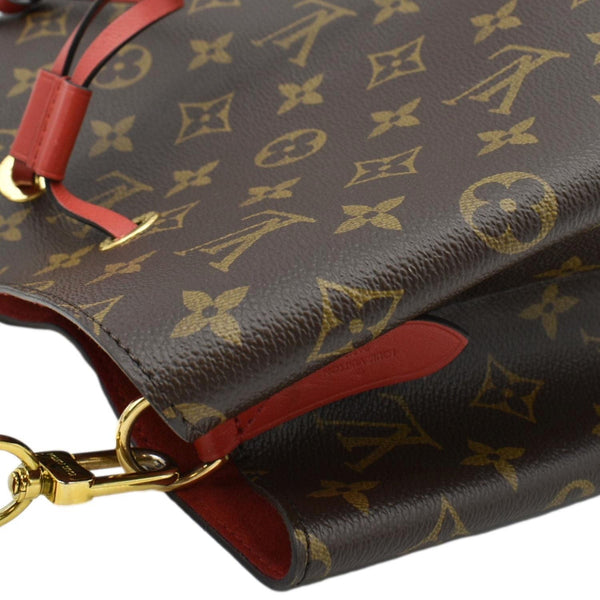 LOUIS VUITTON Neonoe Monogram Canvas Shoulder Bag Poppy