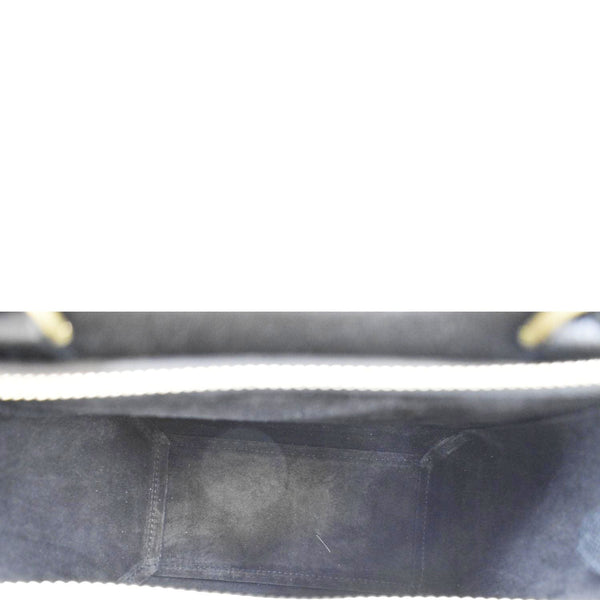 CELINE Nano Belt Grained Leather Shoulder Bag Black