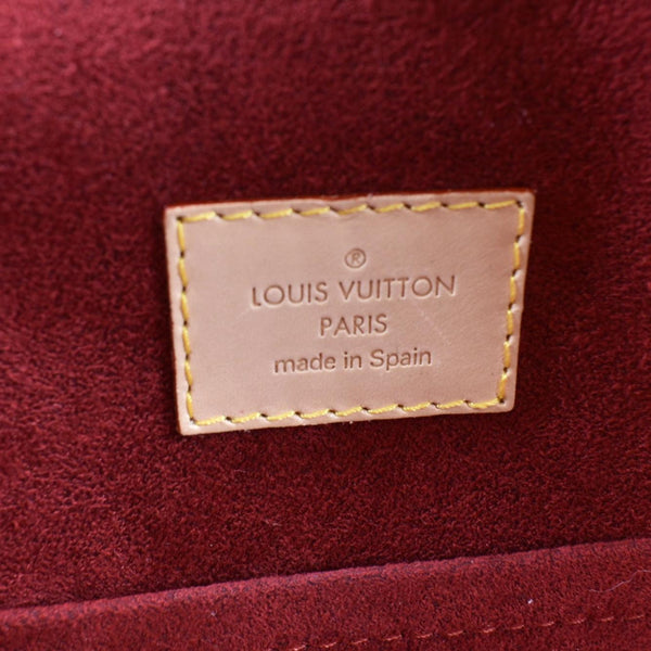 LOUIS VUITTON Mizi Vienna Monogram Canvas Satchel Bag Brown