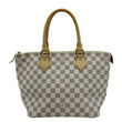 LOUIS VUITTON Saleya PM Damier Azur Tote Shoulder Bag Brown