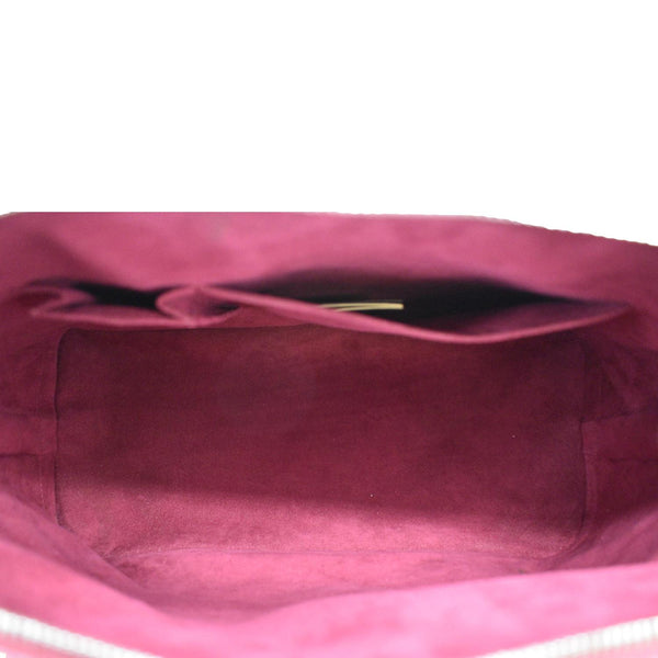 LOUIS VUITTON Alma GM Epi Leather Satchel Shoulder Bag Fuchsia