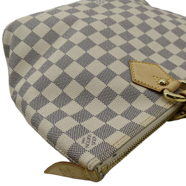 LOUIS VUITTON Saleya PM Damier Azur Tote Shoulder Bag Brown