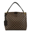 LOUIS VUITTON Graceful PM Damier Ebene Shoulder Bag Brown