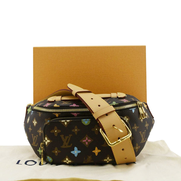 LOUIS VUITTON Rush Monogram Craggy Canvas Bumbag Chocolate