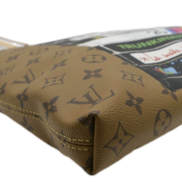 LOUIS VUITTON Carry It Monogram Reverse Canvas Tote  Bag Brown