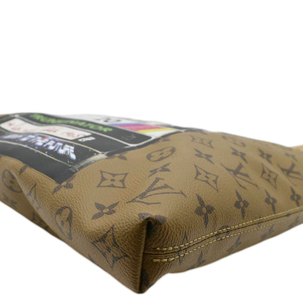 LOUIS VUITTON Carry It Monogram Reverse Canvas Tote  Bag Brown