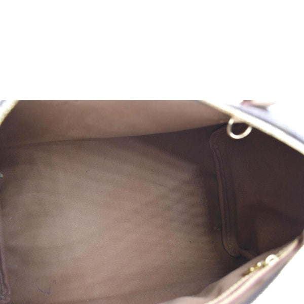 LOUIS VUITTON Speedy 30 Monogram Canvas Satchel Bag Brown