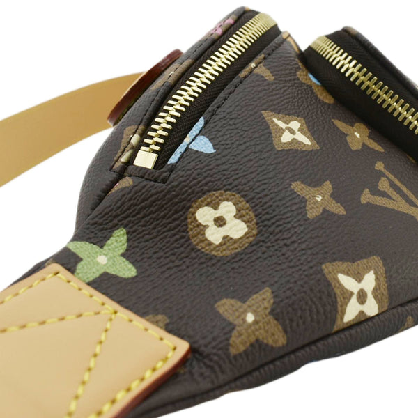 LOUIS VUITTON Rush Monogram Craggy Canvas Bumbag Chocolate