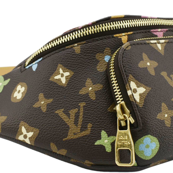 LOUIS VUITTON Rush Monogram Craggy Canvas Bumbag Chocolate