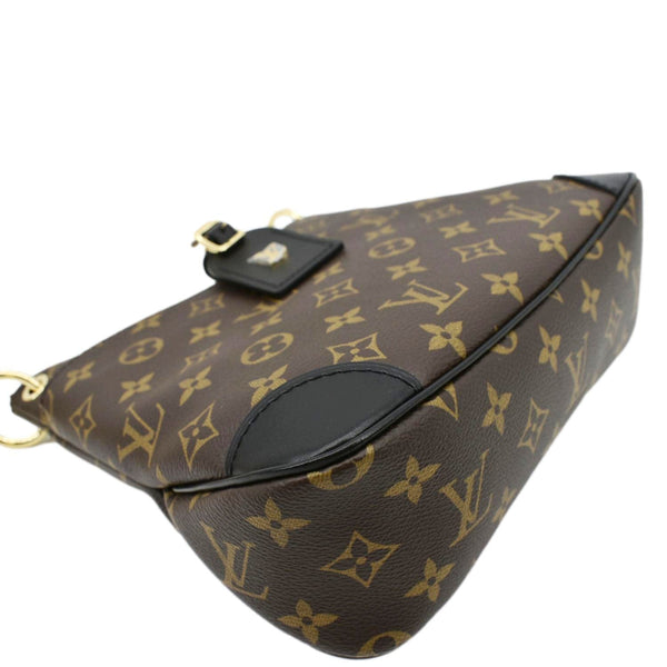 LOUIS VUITTON Odeon NM PM Monogram Canvas Shoulder Bag Black/Brown