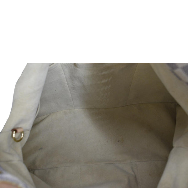 LOUIS VUITTON Artsy MM Damier Azur Hobo Bag White