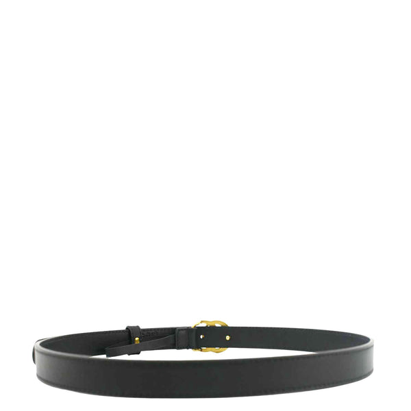 GUCCI Double G buckle Marmont Reversible Leather Belt Black 404912 Size 70.28