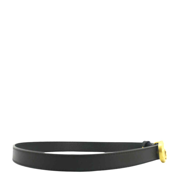 GUCCI Double G buckle Marmont Reversible Leather Belt Black 404912 Size 70.28