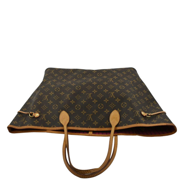 LOUIS VUITTON Neverfull GM Monogram Canvas Tote Bag Brown
