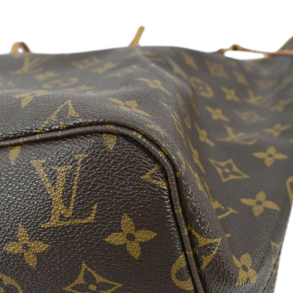 LOUIS VUITTON Neverfull GM Monogram Canvas Tote Bag Brown