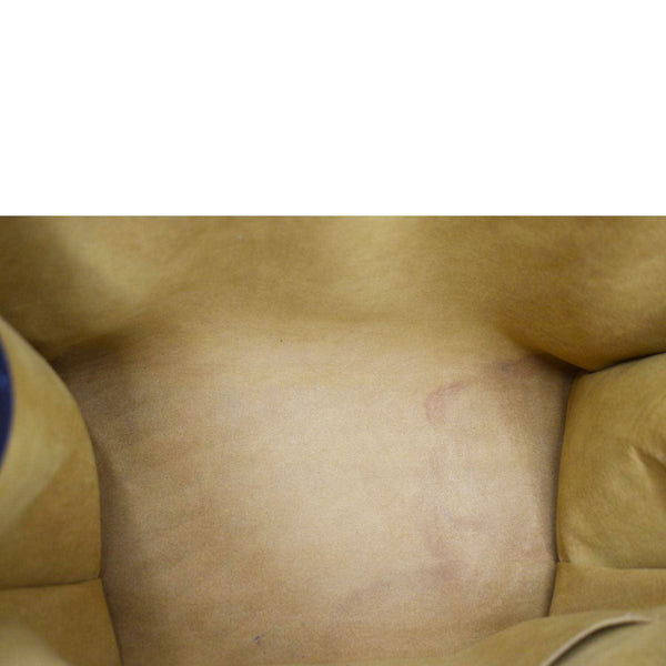 LOUIS VUITTON Onthego GM Monogram Empreinte Leather Tote Shoulder Bag Black