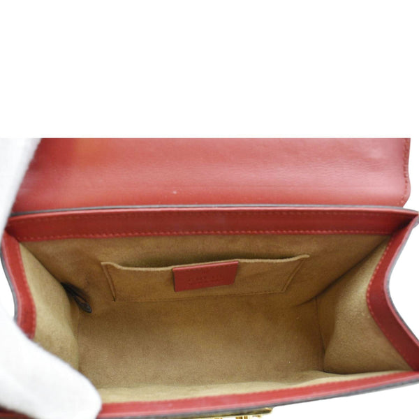 GUCCI Padlock Small GG Supreme Canvas Shoulder Bag Multicolor 409487