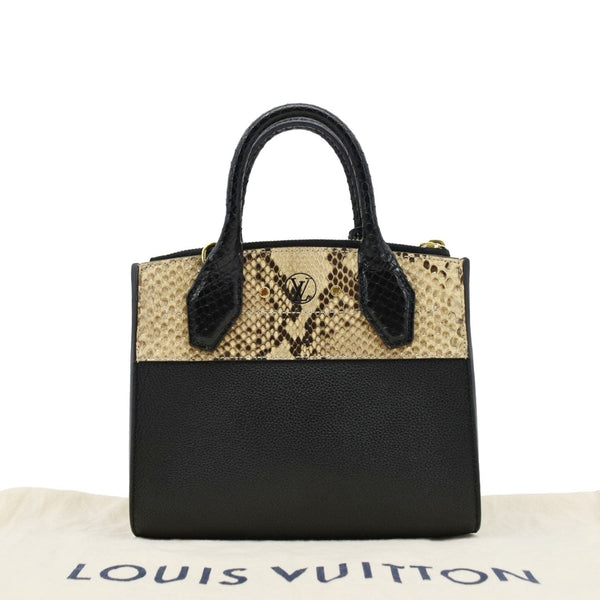 LOUIS VUITTON City Tote Bag Gold back sid
