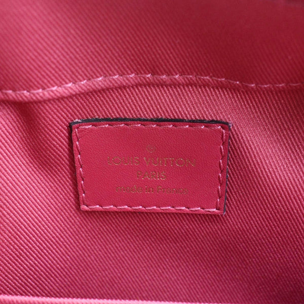 LOUIS VUITTON Saintonge Monogram Canvas Crossbody Bag Brown