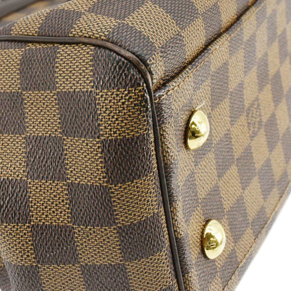LOUIS VUITTON Trevi PM Damier Ebene Satchel Bag Brown