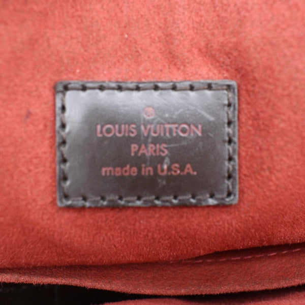 LOUIS VUITTON Trevi PM Damier Ebene Satchel Bag Brown