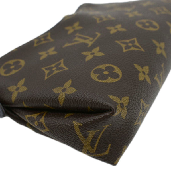 LOUIS VUITTON Pallas Monogram Canvas Clutch Crossbody Bag Navy Blue
