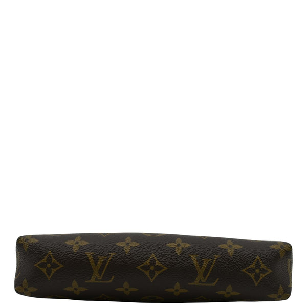 LOUIS VUITTON Pallas Monogram Canvas Clutch Crossbody Bag Navy Blue