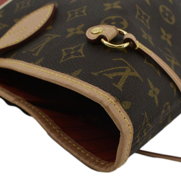 LOUIS VUITTON Neverfull My LV Heritage Monogram Canvas Tote Bag Red
